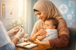 جدول التطعيمات الأساسي لأول سنتين من عمر طفلك
